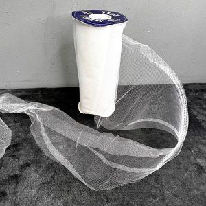 White Tulle Roll 50 Yards 8.51 inch Wide Nylon Wedding Crafts Sewing
